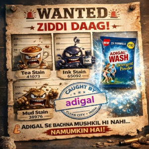 Adigal Magic Wash laundry detergent powder cleaning product