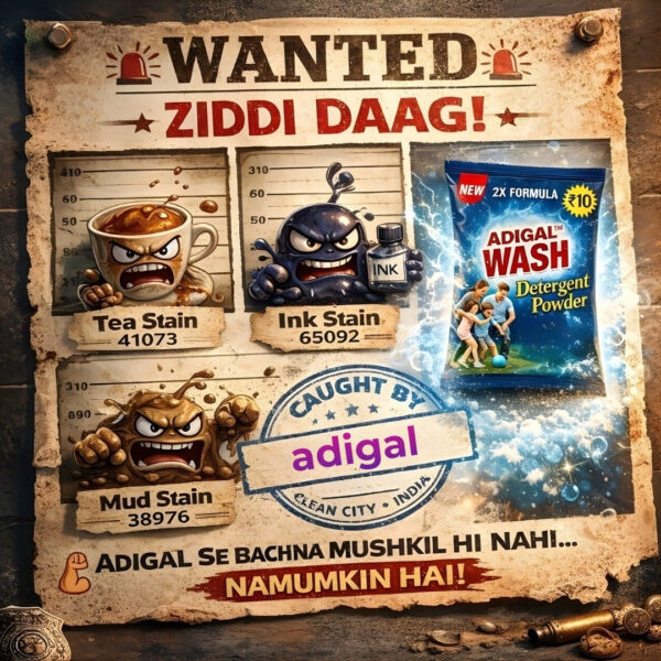 Adigal Magic Wash laundry detergent powder cleaning product
