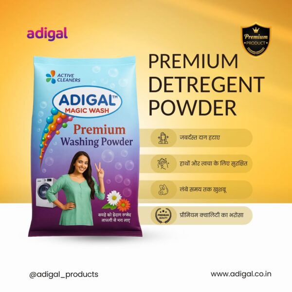 Adigal Premium Detergent Powder laundry cleaning product