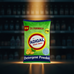 Adigal Wash affordable detergent powder for daily laundry cleaning