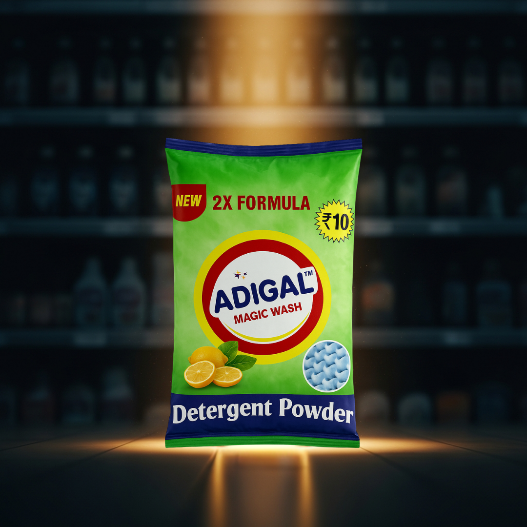 Adigal Wash affordable detergent powder for daily laundry cleaning