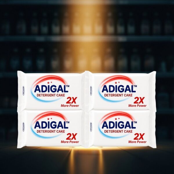 Adigal White detergent soap pack of 4 for clothes cleaning