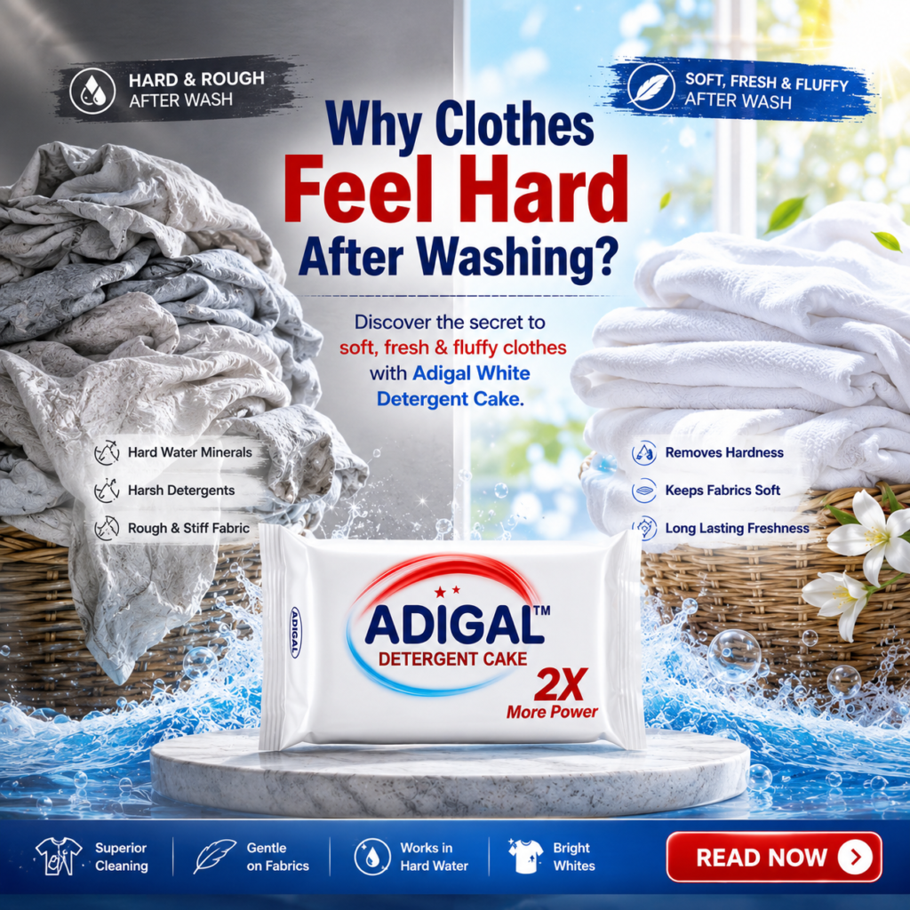 Why Clothes Feel Hard After Washing: Best Softening Tips | Adigal
