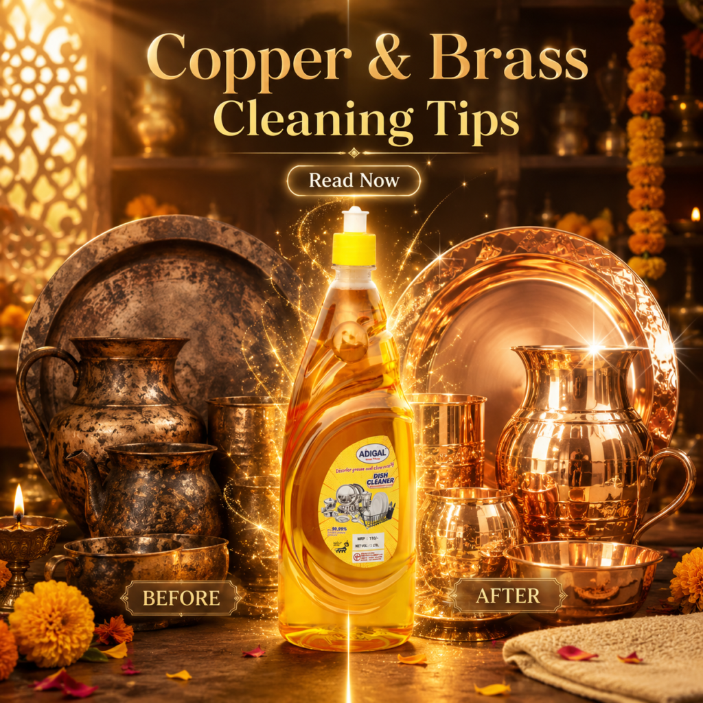 How to Clean Copper & Brass Utensils at Home (100% Shine)
