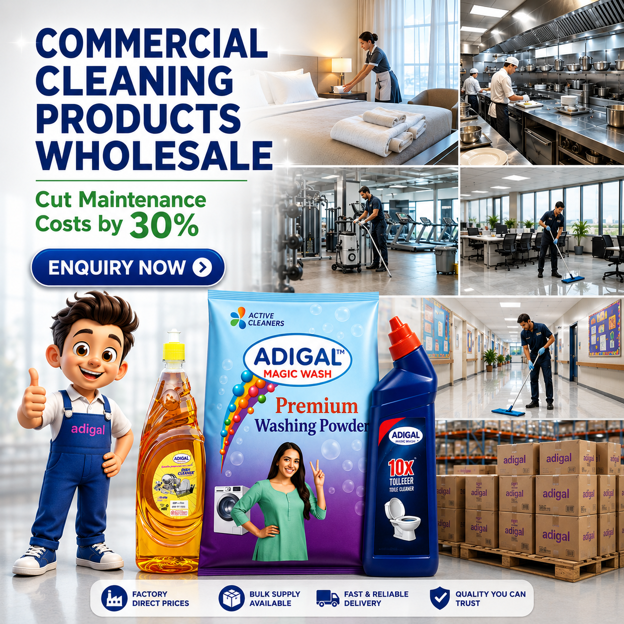 commercial cleaning products wholesale